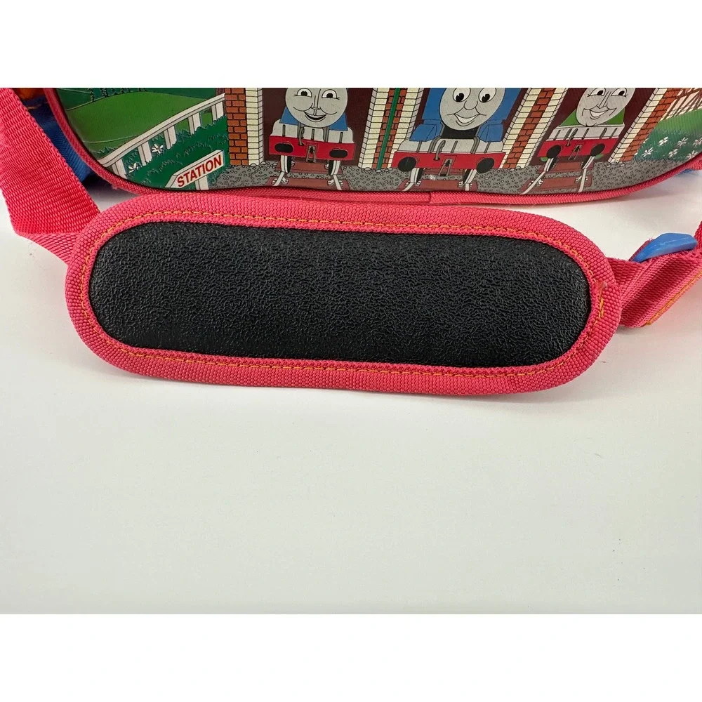 Chenson Thomas & Friends Kids Duffle Bag Blue Red Yellow Train Graphic Canvas